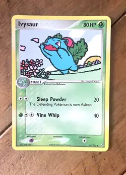 2006 Pokemon | Ivysaur 34/100 | Non-Holo Crystal Guardians Card - Image 1