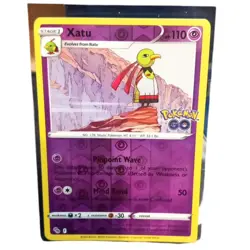 Xatu #33/78 SWSH Pokemon GO Reverse Holo Uncommon 2022 TCG Card - Image 1