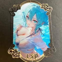 Goddess Story Gold METAL Card - Serial Number #/200! READ Description Anime - Image 1