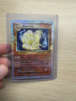 Pokemon TCG Ninetales Legendary Collection Reverse Holo Holo Rare Card 17/110 - Image 1