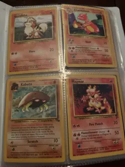 Binder Full of Vintage Pokemon Cards Around 100 Cards - Image 1