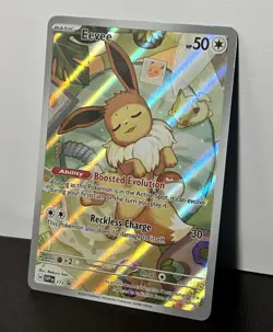Pokemon TCG Eevee SVP 173 Prismatic Evolutions Elite Trainer Box Promo LP - Image 1