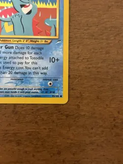 Pokemon Totodile Neo Destiny 1st Edition 85/105 Non-Holo LP - Image 4