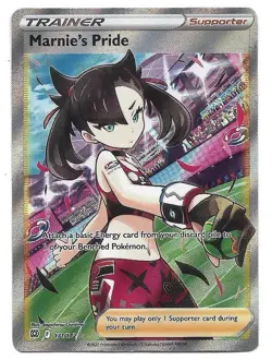 Marnie's Pride (Full Art) 171/172 Swsh09: Brilliant Stars Holo Pokemon TCG - NM - Image 1