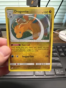 Pokemon Dragonite 119/181 Team Up Cosmos Holo Rare Promo LP - Image 1