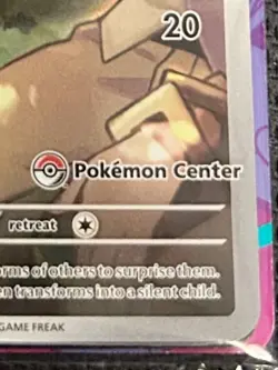 N’s Zorua 189 Pokemon Center Stamped Promo SEALED Journey Together - Image 3