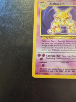 Pokemon TCG Alakazam Base Set 1/102 Holo 1999-2000 Wizards Base Set Holo Rare - Image 4