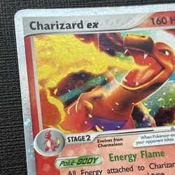 Pokemon TCG Charizard Ex 105/112 Fire Red & Leaf Green Holo 2004 NM-LP - Image 2