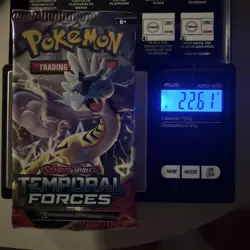 Heavy 22.61g Pokemon Sealed Temporal Forces Booster Pack - Image 1