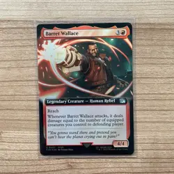 MTG Barret Wallace Extended Art FOIL Final Fantasy Magic The Gathering - Image 1