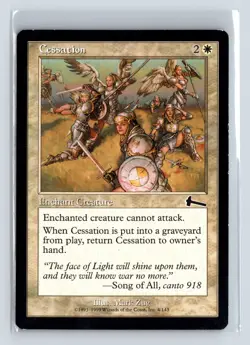 CESSATION - MTG Magic the Gathering Card - Urza's Legacy - Common - Image 1