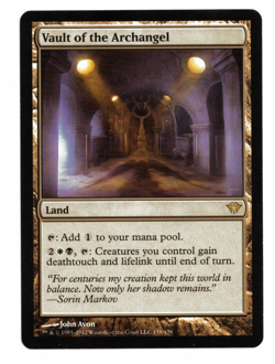 Magic the Gathering Card: Vault of the Archangel 158/158 Dark Ascension Rare! NM - Image 1