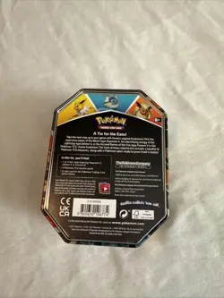 Pokemon Trading Game Card Tin With Various Cards Good Condition 5 X 4 Inches - Image 3
