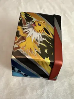 Pokemon Trading Game Card Tin With Various Cards Good Condition 5 X 4 Inches - Image 4