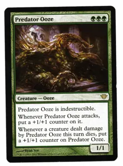 Magic the Gathering MTG Card: Predator Ooze 124/158 Dark Ascension Rare! - Image 1
