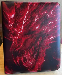 Red Dragon Card Binder New - 1080 Card Pockets, Clear Pocket Display, Zipper - Image 1