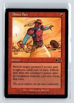 ABOUT FACE - MTG Magic the Gathering Card - Urza's Legacy - Common - Image 1