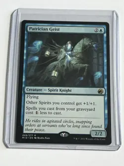 Patrician Geist 69 MTG Innistrad Midnight Hunt 2023 Mint 9.0 + Non Foil Rare - Image 1