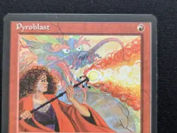 Pyroblast - Ice Age - NM - MTG - Magic the Gathering - Red - Interrupt - Image 3