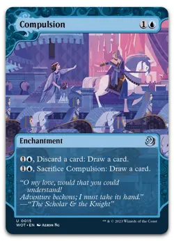 Compulsion #15 (NM) Wilds of Eldraine WOT Magic MTG - Image 1