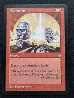 Ruination - Stronghold - NM - MTG - Magic the Gathering - Red - Sorcery - Image 1