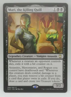 MTG Mari, the Killing Quill Commander: Streets of New Capenna 089/093 Regular... - Image 1