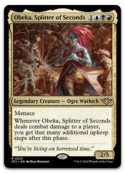 Obeka, Splitter of Seconds #222 (NM) Thunder Junction OTJ Magic MTG - Image 1