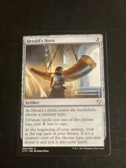 MTG - NM - Herald's Horn - Commander 2017 - Image 1