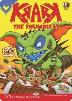 MTG English Krark, the Thumbless NM Foil Secret Lair - Image 1