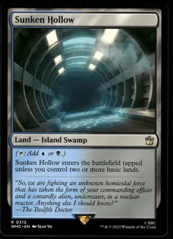 1x Sunken Hollow - Universes Beyond: Doctor Who - NM - MTG - Image 1