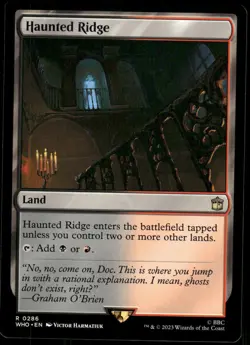 1x Haunted Ridge - Universes Beyond: Doctor Who - NM - MTG - Image 1