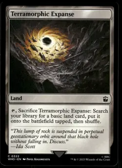1x Terramorphic Expanse - Universes Beyond: Doctor Who - NM - MTG - Image 1
