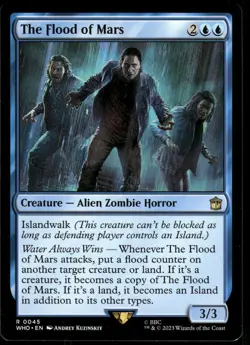 1x The Flood of Mars - Universes Beyond: Doctor Who - NM - MTG - Image 1