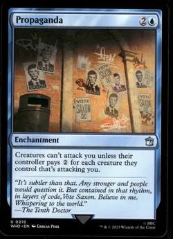 1x Propaganda - Universes Beyond: Doctor Who - NM - MTG - Image 1