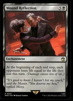 1x Wound Reflection - Universes Beyond: Doctor Who - NM - MTG - Image 1