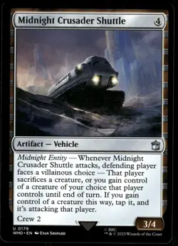 1x Midnight Crusader Shuttle - Universes Beyond: Doctor Who - NM - MTG - Image 1