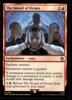 1x The Sound of Drums - Universes Beyond: Doctor Who - NM - MTG - Image 1