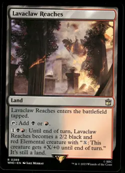 1x Lavaclaw Reaches - Universes Beyond: Doctor Who - NM - MTG - Image 1