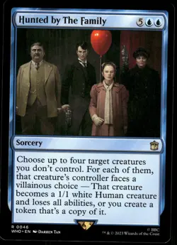1x Hunted by The Family - Universes Beyond: Doctor Who - NM - MTG - Image 1