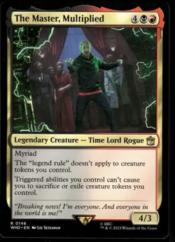 1x The Master, Multiplied - Universes Beyond: Doctor Who - NM - MTG - Image 1