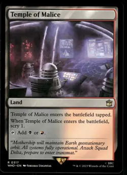 1x Temple of Malice - Universes Beyond: Doctor Who - NM - MTG - Image 1