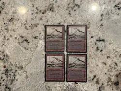 Mtg Fbb Swamp x4 - Magic the Gathering Fbb Swamps Lp - Image 1