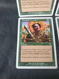 4x Rampant Growth NM-LP 7th Edition Magic The Gathering MTG TCG White Playset - Image 4