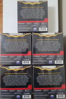 LOT OF (5) Pokemon TCG Scarlet & Violet Paldean Fates Booster Bundle Bundles Box - Image 2