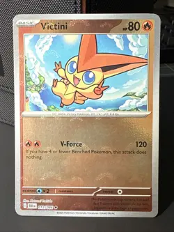 Victini Poke Ball Pattern Promo 012/086 Pokemon Sv: Black Bolt Reverse Holo - Image 1