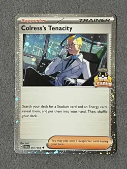 Pokemon Asia Exclusive Colress's Tenacity Ultra Ball Promo Stamped 057/064 - Image 1