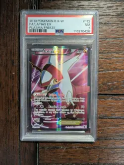 Latias EX 112/116 PSA 7 - Plasma Freeze - Pokemon Black And White Full Art TCG - Image 1