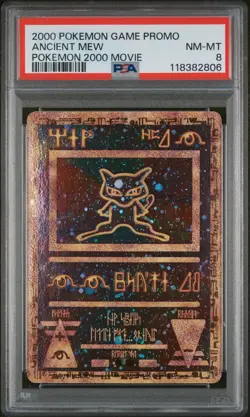 Pokemon PSA 8 NM-MT Ancient Mew Movie 2000 Promo - Image 1