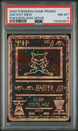 Pokemon PSA 8 NM-MT Ancient Mew Movie 2000 Promo - Image 1