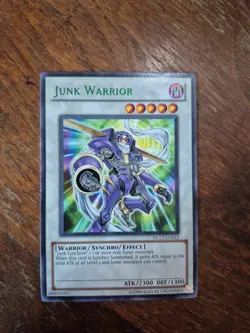 Yugioh Junk Warrior DL12-EN012 Rare GREEN LP - Image 1